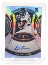BHAYSHUL TUTEN 2025 SELECT ROOKIE SIGNATURES SILVER PRIZM RC AUTO Q3549