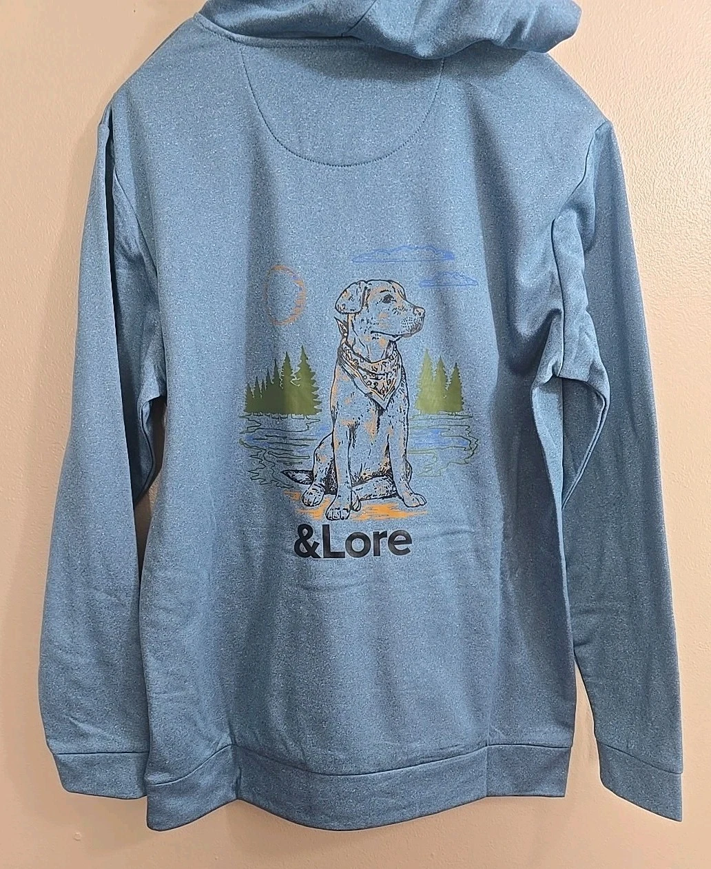 &Lore Hoodie Jacket w/Labrador Logo Size LARGE New without tags - product detail image 1