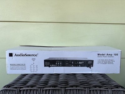 New Open Box AudioSource Model AMP 100 Stereo Power Amplifier