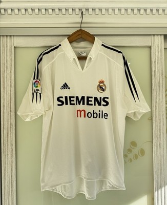 Ronaldo #9 Real Madrid 2004-2005 Vintage Home Soccer Jersey