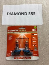 Sylvania Silverstar Ultra H11b Pair High Performance Headlight 2 Bulbs 1571