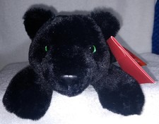 FAO Schwarz Adopt A Pet ZEUS the Black Panther Plush15" NWT Defect