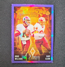 Panini Phoenix Treasured Tandems Purple Doug Williams Gary Clark TT-WAS Redskins