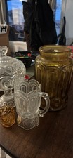 Moon & Star Glass Four-piece Drinkware Set. 