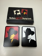 Vintage 1991 Marlboro Wild West Playing Cards 2 Decks Philip Morris Cowboy Retro