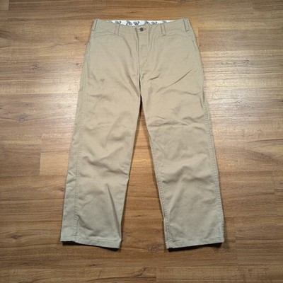 Ben Davis Gorilla Work Pants Men 38x29 Beige Canvas Slacks Workwear Skate Grunge