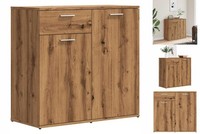 Sideboard Anrichte Schrank Lowboard Artisan-Eiche 80X36X75 Cm Holzwerkstoff