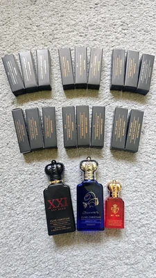 Clive Christian 2ml Travel Size Spray Bottle Official Perfume Genuine Fragrance