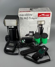 Metz Mecablitz 76 MZ-5 Digital Electronic Flash Handle Mount Unit Flashgun