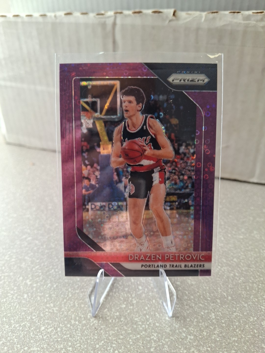 2018-19 Drazen Petrovic Panini Prizm True Purple /75 #275