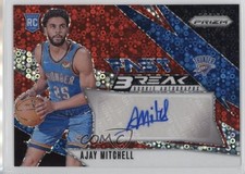 2024-25 Panini Prizm Fast Break Rookie Red 80/99 Ajay Mitchell #FBR-AMT Auto 1o2