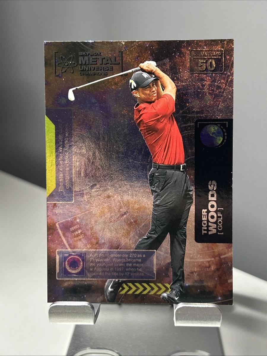 2021 Skybox Metal Universe Champions - Tiger Woods #50 | eBay