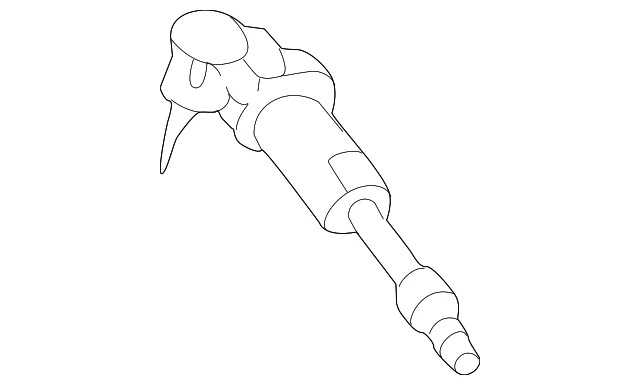 Cilindro de bloqueo de encendido negro genuino GM 7840574 Foto 2 de 3