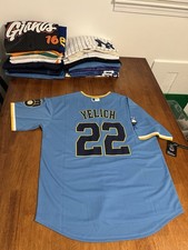 Christian Yelich Milwaukee Brewers Men’s L City Connect Jersey