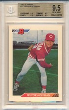 1992 Bowman Trevor Hoffman (RC) (HOF) (#11) (All 9.5 Sub Grades) BGS9.5 BGS