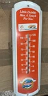 Vintage 1980s 25th Anniversary Little Debbie Thermometer advertising tin sign