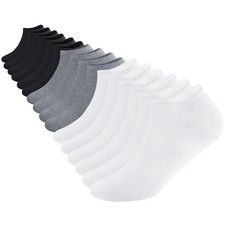 Low Cut Ankle Socks Women Men 8 Pairs Thin Cotton Socks Breathable