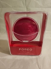 NEW FOREO LUNA Mini 3 Fuchsia Smart Facial Cleansing Massager Device Sephora NIB