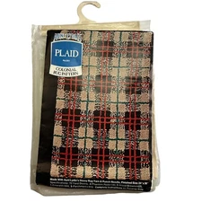 Aunt Lydia's Colonial Rug Pattern Kit No. 201 "Plaid" NIP