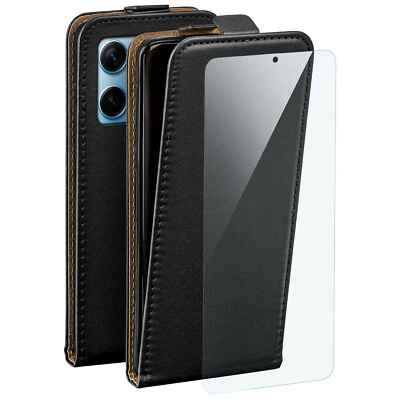Handy Tasche für Redmi Note 12 Pro Plus 5G Handyhülle Schutz Hülle mit Folie