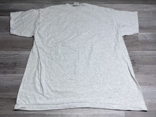 Vintage Cute Granny T-Shirt Tartan Plaid Heart Sz 2XL Oversized Heather Gray Y2K - 第 2/6 張圖片