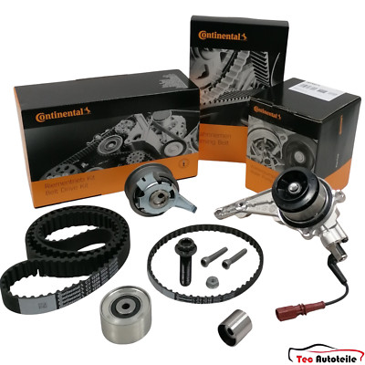 CONTINENTAL Zahnriemensatz Wasserpumpe mit sensor Audi Seat Skoda VW 2.0 TDI