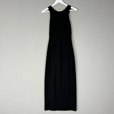 Vintage Ann Taylor Womens Dress 2 Black Midi Knot Y2K Cocktail Evening  Formal | eBay