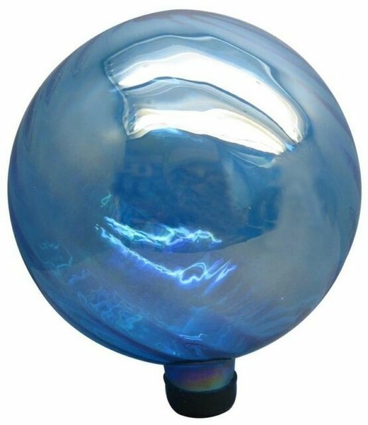Gazing Ball HandBlown Glass Outdoor Garden Yard Patio Sun Decor Blue