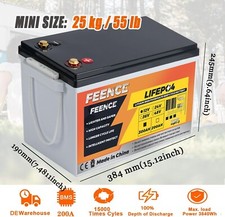 NEW LiFePO4 Akku 12V 300Ah Bluetooth Lithium-...