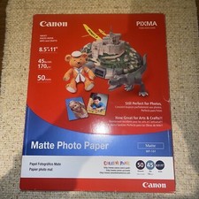 Canon Matte Photo Paper, 8.5 x 11 Inch, 42 Count 7981A004