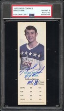 Brad Park RC 1970 Dad's Cookies XRC Auto 