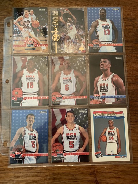 1992 Usa Olympic Basketball Dream Team Cards Set Of 9 Skybox Upper 