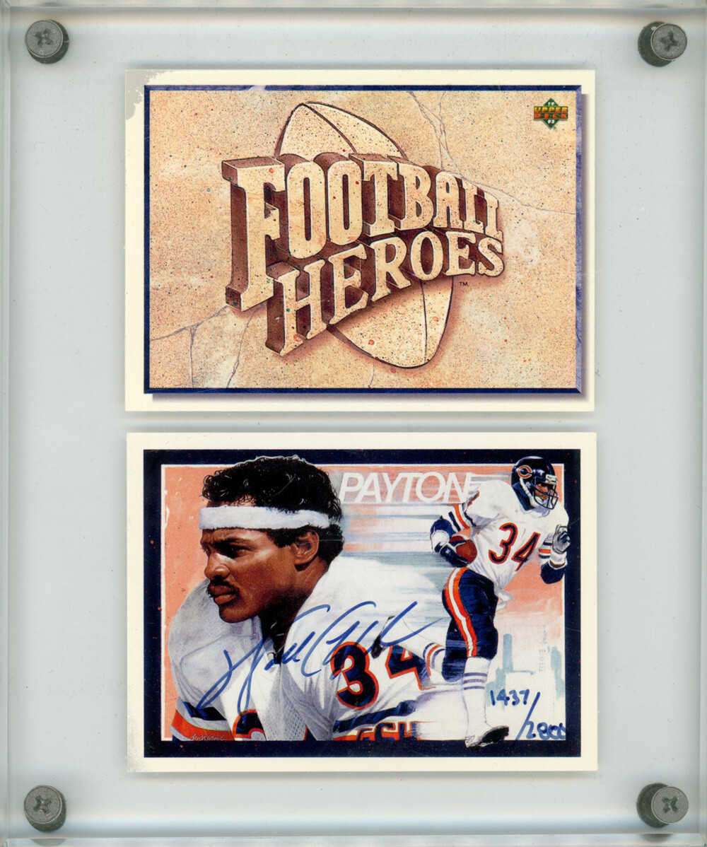 Walter Payton Autographed Memorabilia | Signed Photo, Jersey ...