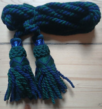 Bagpipe WOOL Drone Cords - BLACK WATCH TARTAN