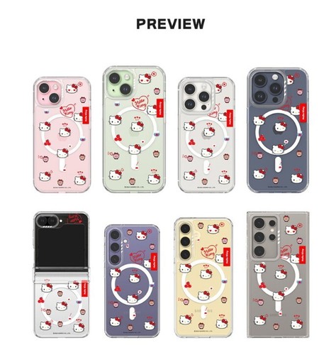 Sanrio genuine {Galaxy Z FLIP7/Z Flip6|Z Flip5}Magnetic Phone Case MagSafe A - 第 6/12 張圖片