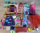 Vintage Large Lot of Genuine Barbie Doll Clothes/shoes and Accessories Mattel