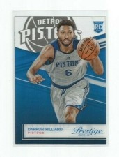 DARRUN HILLIARD (Detroit Pistons) 2015-16 PANINI PRESTIGE ACETATE ROOKIE CARD #6