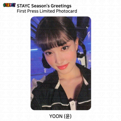 StayC 2023 Season's Greetings Photocard Postcard Keyring Maskig