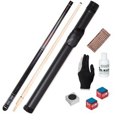 Buffalo Tokara-1 Billiard Carom 3-Cushion Cue, No Wrap, Hard Case  Accessories