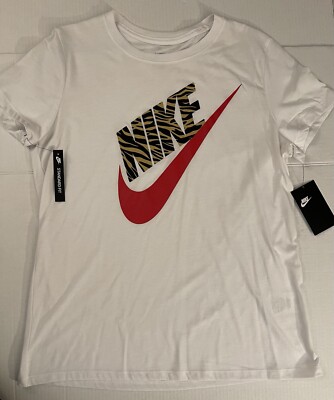 Nike Women's Animal Print Sportswear T-shirt Size Large