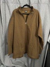 Woolrich 1/4 Zip Pullover Sweater Brown Men  s Size XXL