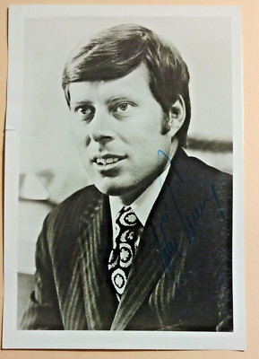 California Senator John V. Tunney (1934-2018) Signed Vintage B/W Photo