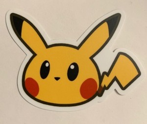 Pikachu Pokemon Sticker For Skateboard Car Laptop Luggage Decal 3 Ebay - pikachu still decal roblox