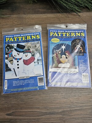 Full Size Woodcraft Patterns Life Size Snowy Hug/ Glowing Nativity ...