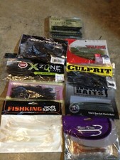 Lot of 9 Packs of Soft Plastics Fishing Lures Worms CULPRIT FISHKING X ZONE EXO