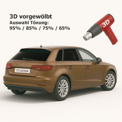 Tönungsfolie passgenau 3D-vorgewölbt Fiat Grande Punto + Evo 5-Türer 2005-2018