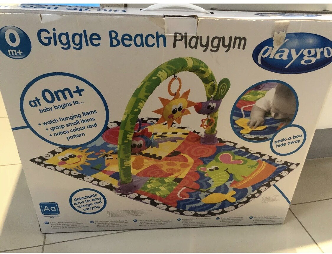 playgro giggle beach play gym