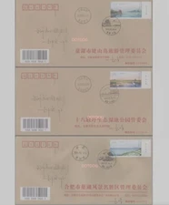 PR China Stamp 2024-9 Lake Chao Local Cover Reg to Wuhan 3Pcs 巢湖