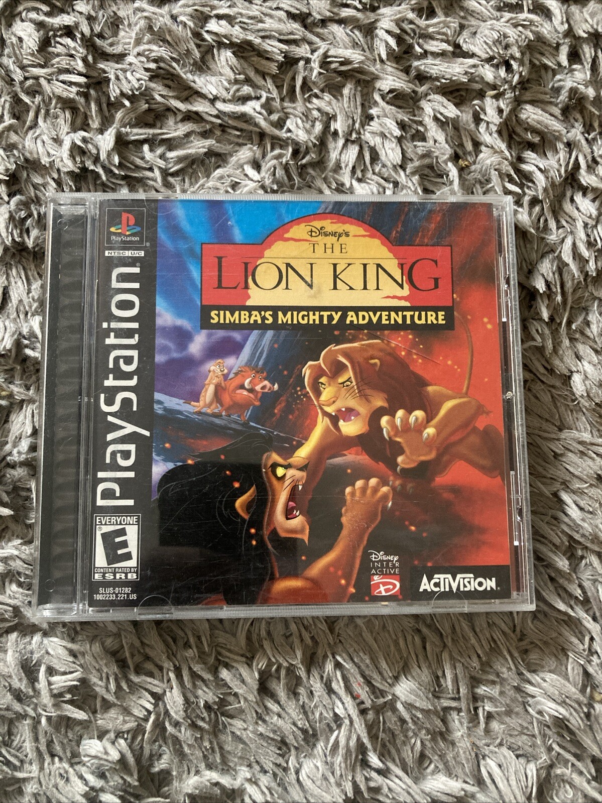 Lion King 2 Simba's Mighty Adventure (PlayStation 1, 2000) Complete CIB Reg Card