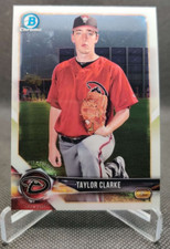2018 Bowman Chrome Prospects #BCP113 Taylor Clarke Diamondbacks baseball card